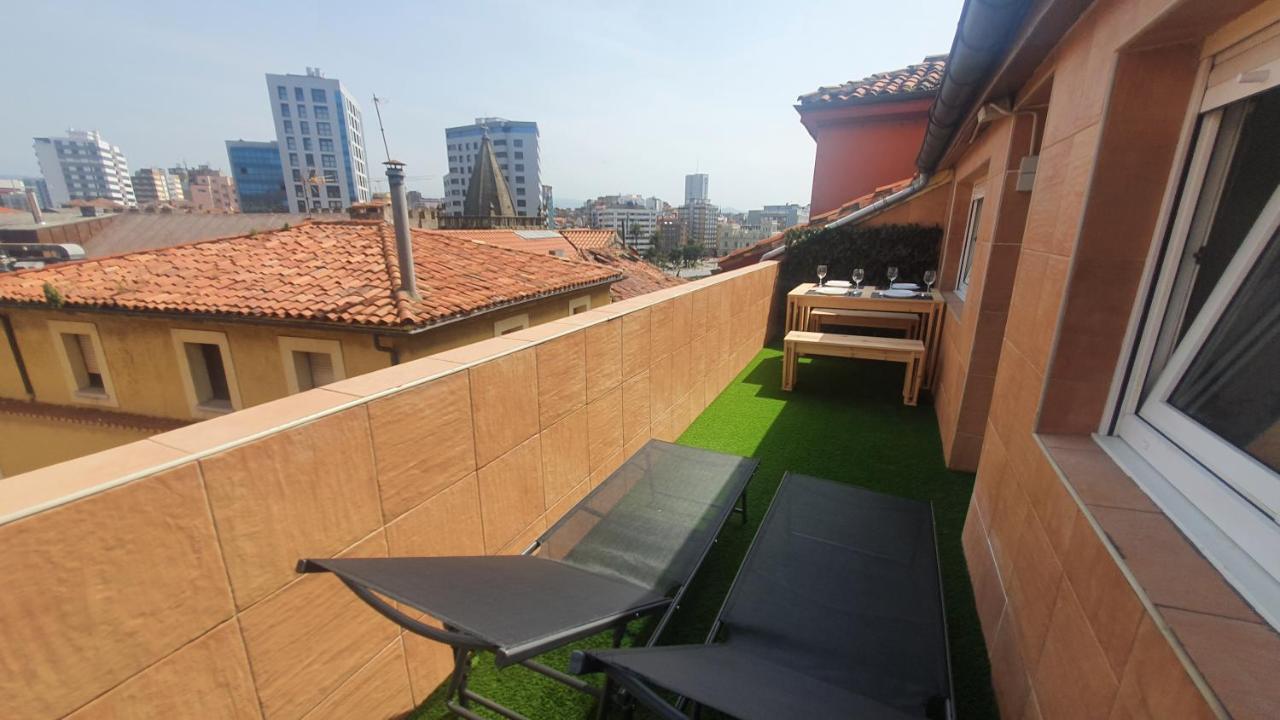 Las Terrazas De Gueeli 6 Pax Wifi - Garaje - Vistas - Vut-3391-As Хихон Экстерьер фото